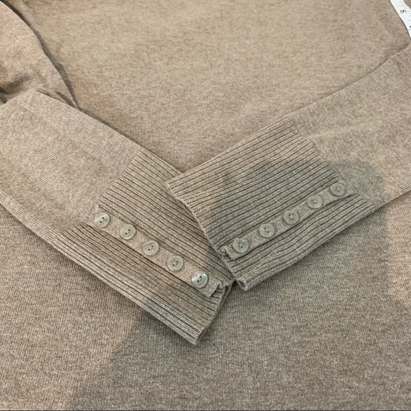Turtleneck with Button Detailing on cuffs - Picture 2 of 6